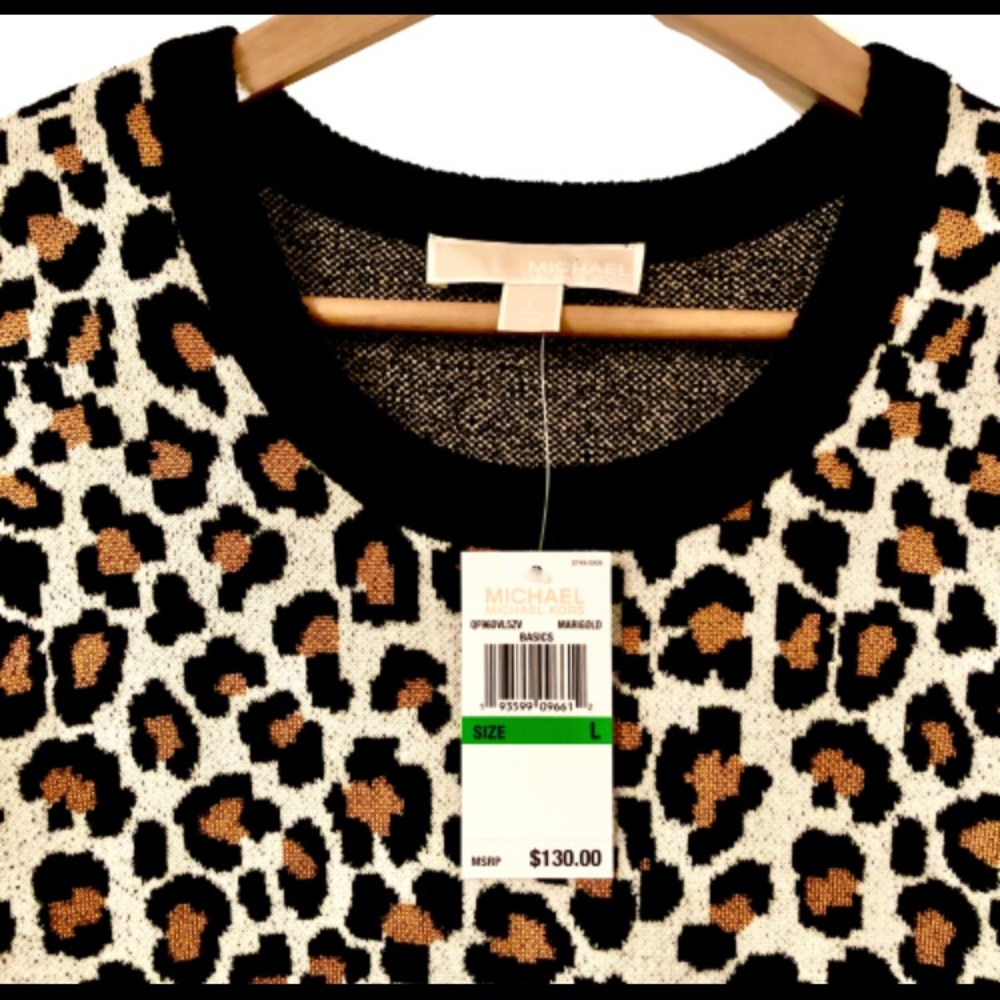 NWT Michael kors Short Sleeve Sweater - Picture 3 of 7